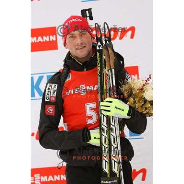 Jakov Fak during E.On World Cup Biathlon Men 15km Mass Start, pokljuka, Slovenia on December 16, 2012 