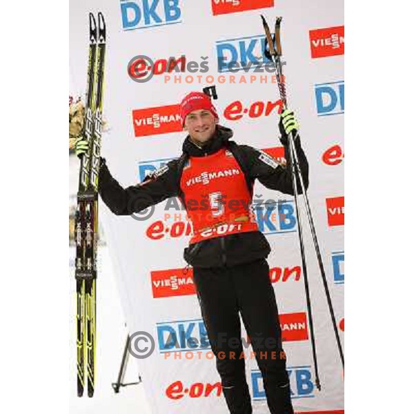 Jakov Fak during E.On World Cup Biathlon Men 15km Mass Start, pokljuka, Slovenia on December 16, 2012 