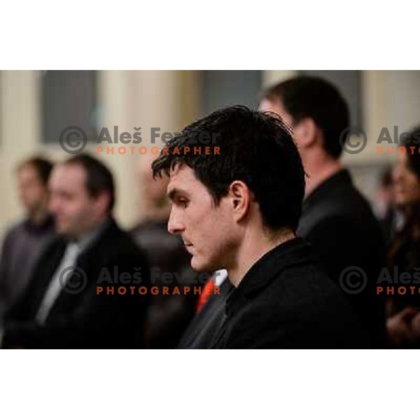 the reception of the Slovenian president with Slovenian top sportsmen of 2012, 20.12.2012, Ljubljana 