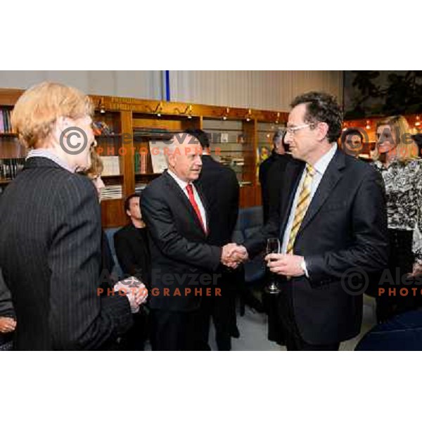 the reception of the minister of sports Ziga Turk with Slovenian top sportsmen of 2012, 20.12.2012, Ljubljana 