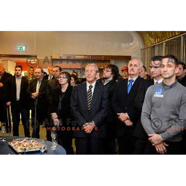 the reception of the minister of sports Ziga Turk with Slovenian top sportsmen of 2012, 20.12.2012, Ljubljana 