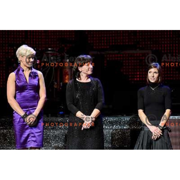 Urska Zolnir, Mina Markovic at the Slovenian Sports men of the year 2012, 20.12.2012, Ljubljana 