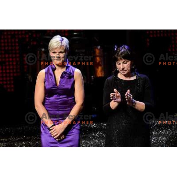 Urska Zolnir at the Slovenian Sports men of the year 2012, 20.12.2012, Ljubljana 