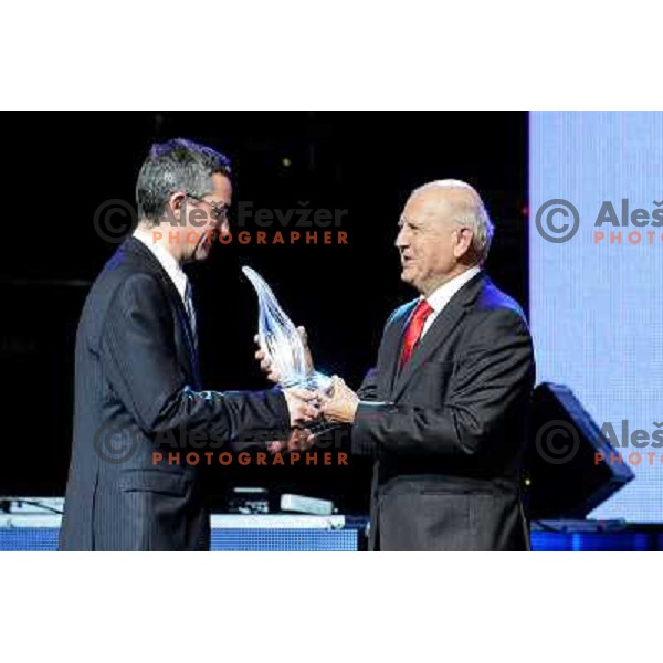 Rajmond Debevec, Janez Kocjancic at the Slovenian Sports men of the year 2012, 20.12.2012, Ljubljana 
