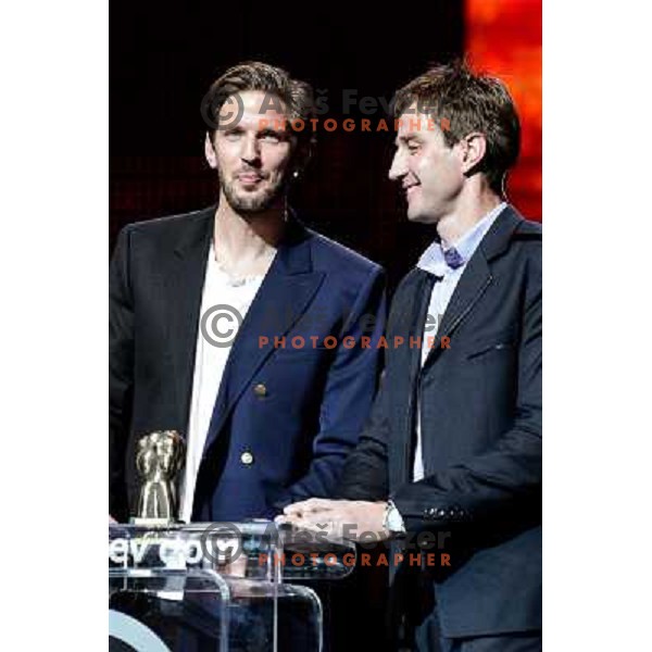 Luka Spik, Iztok Cop at the Slovenian Sports men of the year 2012, 20.12.2012, Ljubljana 