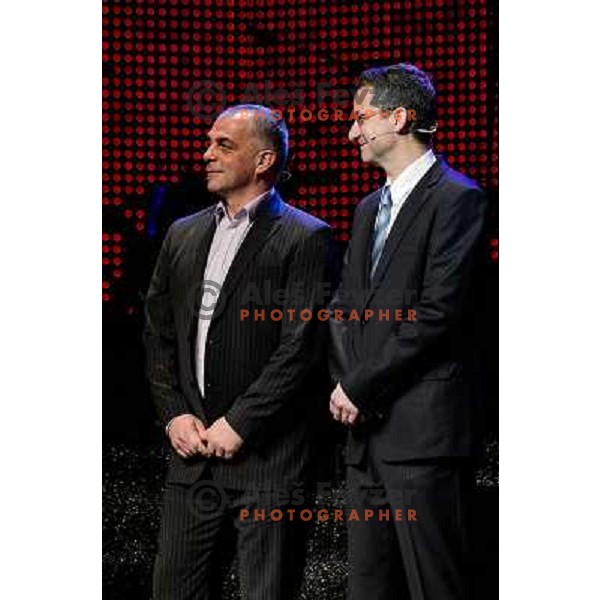 Matjaz Kopitar, Rajmond Debevec at the Slovenian Sports men of the year 2012, 20.12.2012, Ljubljana 