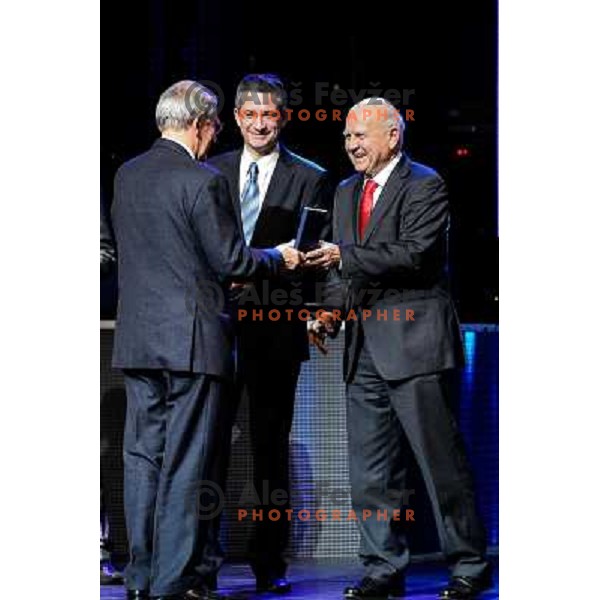 Rajmond Debevec, Janez Kocjancic at the Slovenian Sports men of the year 2012, 20.12.2012, Ljubljana 