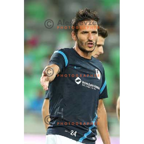 Zlatan Ljubijankic of Slovenia during football match Slovenia-Switzerland in group E in FIFA 2014 World Cup Brasil Qualifiers, played in Arena Stozice, Ljubljana, Slovenia on September 7, 2012 