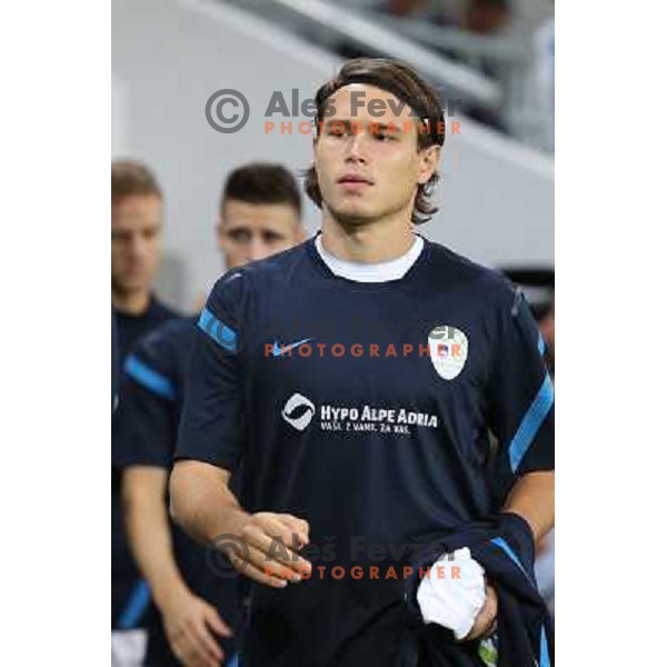Etien Velikonja of Slovenia during football match Slovenia-Switzerland in group E in FIFA 2014 World Cup Brasil Qualifiers, played in Arena Stozice, Ljubljana, Slovenia on September 7, 2012 