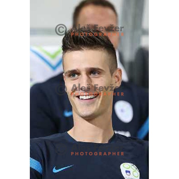Andraz Struna of Slovenia during football match Slovenia-Switzerland in group E in FIFA 2014 World Cup Brasil Qualifiers, played in Arena Stozice, Ljubljana, Slovenia on September 7, 2012 