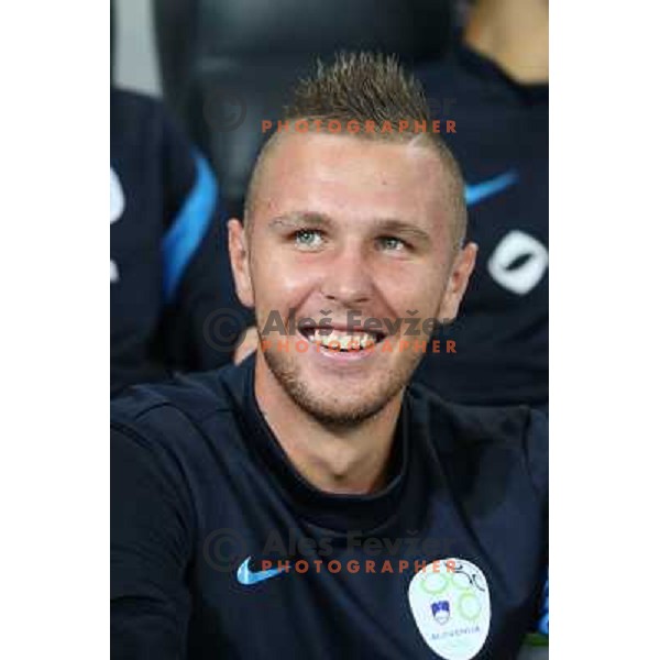 Dejan Kelhar of Slovenia during football match Slovenia-Switzerland in group E in FIFA 2014 World Cup Brasil Qualifiers, played in Arena Stozice, Ljubljana, Slovenia on September 7, 2012 