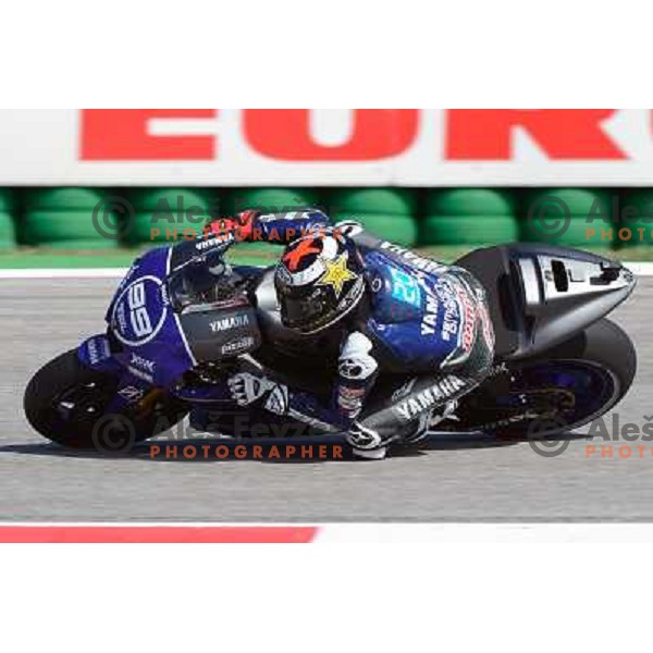 Jorge Lorenzo (ESP) during Moto GP race in Imola, Italy on September 15, 2012 