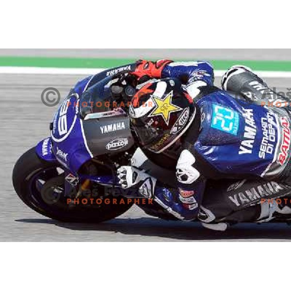 Jorge Lorenzo (ESP) during Moto GP race in Imola, Italy on September 15, 2012 