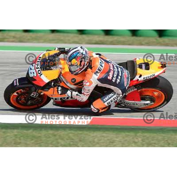 Dani Pedrosa (ESP) during Moto GP race in Imola, Italy on September 15, 2012 