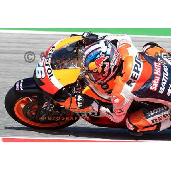 Dani Pedrosa (ESP) during Moto GP race in Imola, Italy on September 15, 2012 
