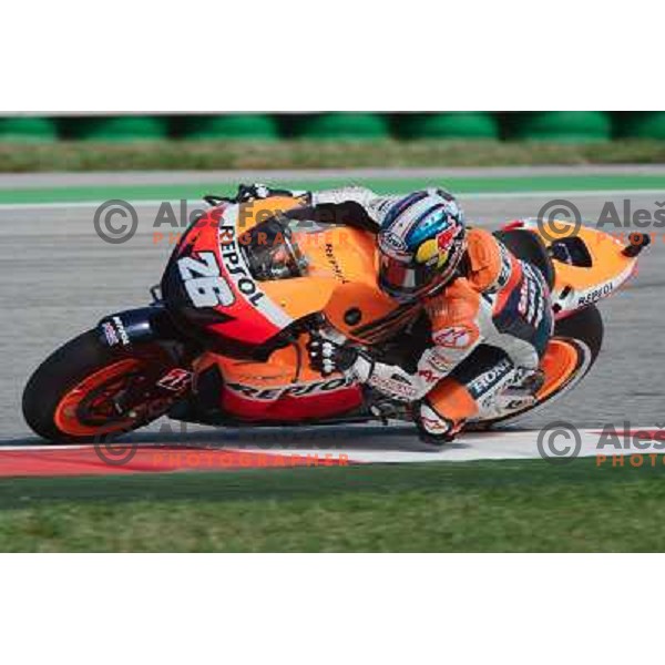 Dani Pedrosa (ESP) during Moto GP race in Imola, Italy on September 15, 2012 