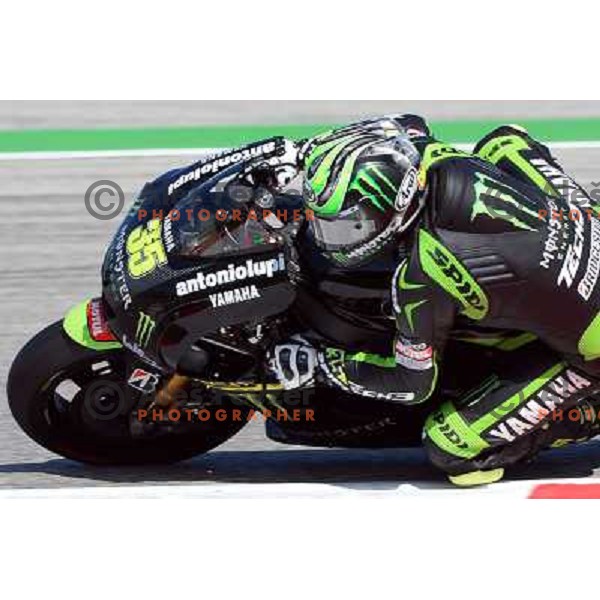 Crutchlow (GBR) during Moto GP race in Imola, Italy on September 15, 2012 