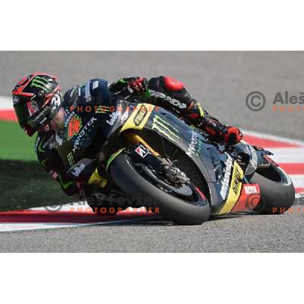 Andrea Dovizioso ((ITA) during Moto GP race in Imola, Italy on September 15, 2012 