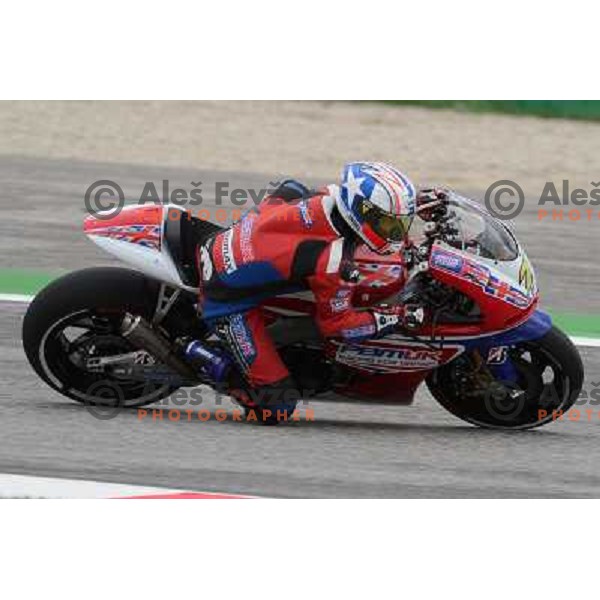 Ellison (GB) during Moto GP race in Imola, Italy on September 15, 2012 