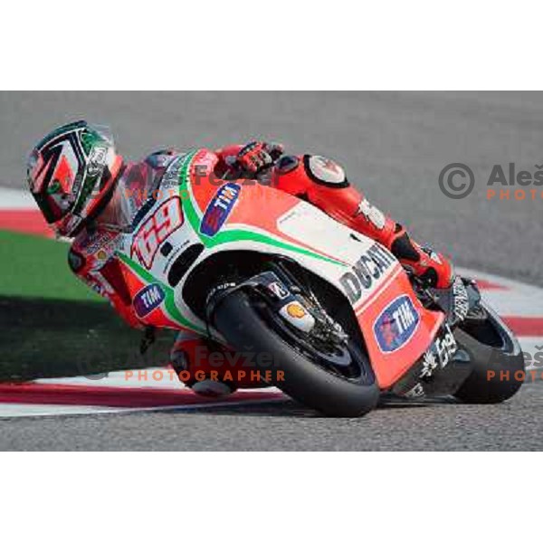 Nicky Hayden (USA) during Moto GP race in Imola, Italy on September 15, 2012 