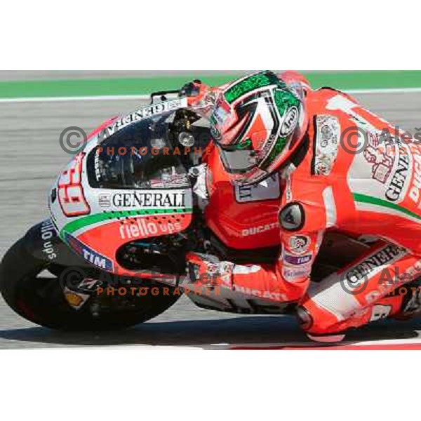 Nicky Hayden (USA) during Moto GP race in Imola, Italy on September 15, 2012 