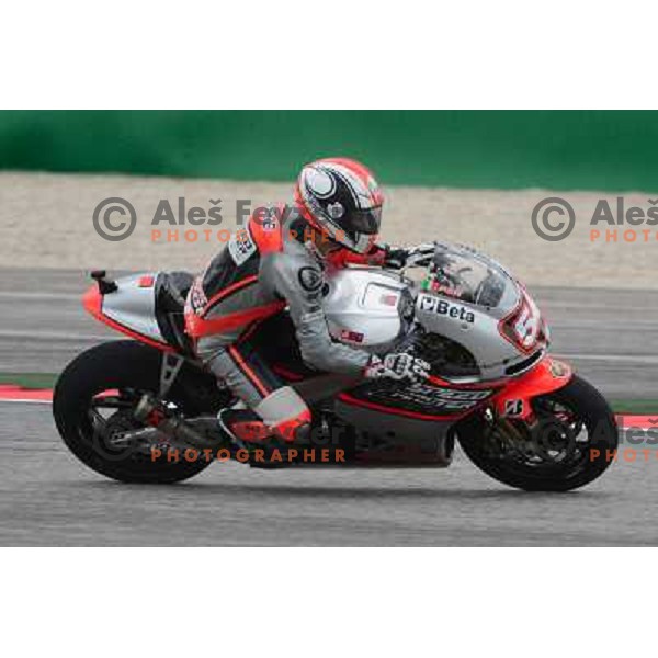 Pasini (ITA) during Moto GP race in Imola, Italy on September 15, 2012 