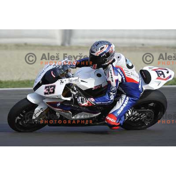 Marco Melandri (ITA) during SBK race in Imola, Italy on September 15, 2012 