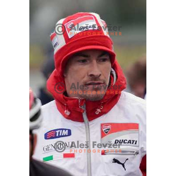 Nicky Hayden (USA) during Moto GP race in Imola, Italy on September 15, 2012 