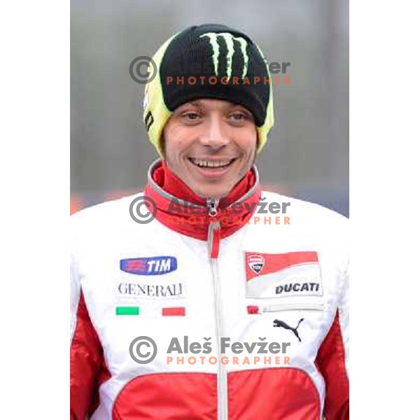 Valentino Rossi - The Doctor (ITA) during Moto GP race in Imola, Italy on September 15, 2012 