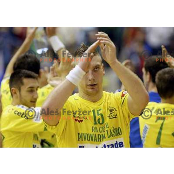 Miladin Kozlina after EHF Championsleague match Celje Pivovarna Lasko- Crvena Zvezda in Zlatorog Hall, Celje 6.11.2004