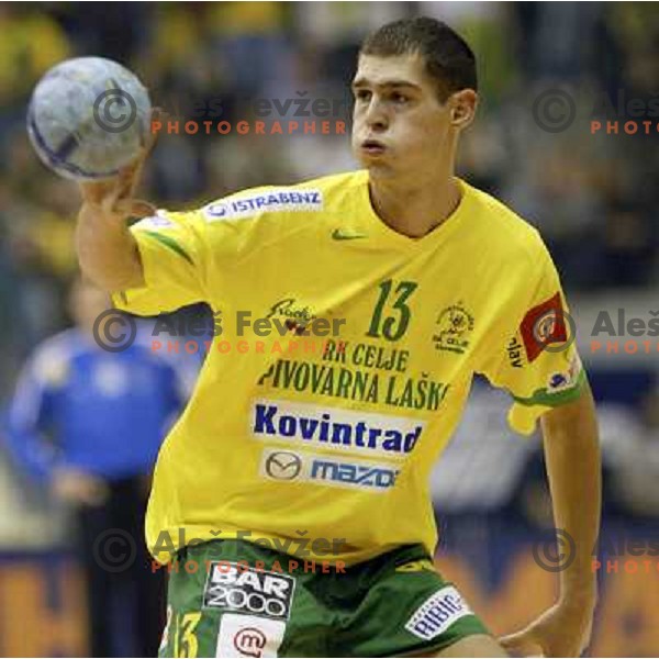 Nenad Bilbija at EHF Championsleague match Celje Pivovarna Lasko- Crvena Zvezda in Zlatorog Hall, Celje 6.11.2004