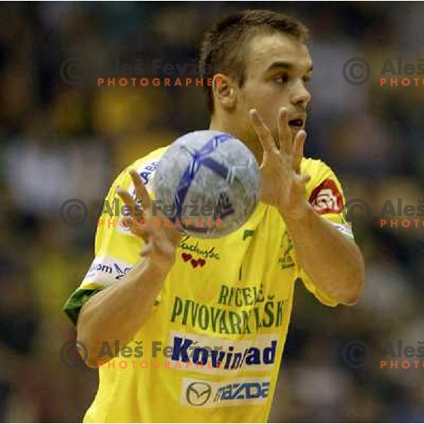 Brumen at EHF Championsleague match Celje Pivovarna Lasko- Crvena Zvezda in Zlatorog Hall, Celje 6.11.2004