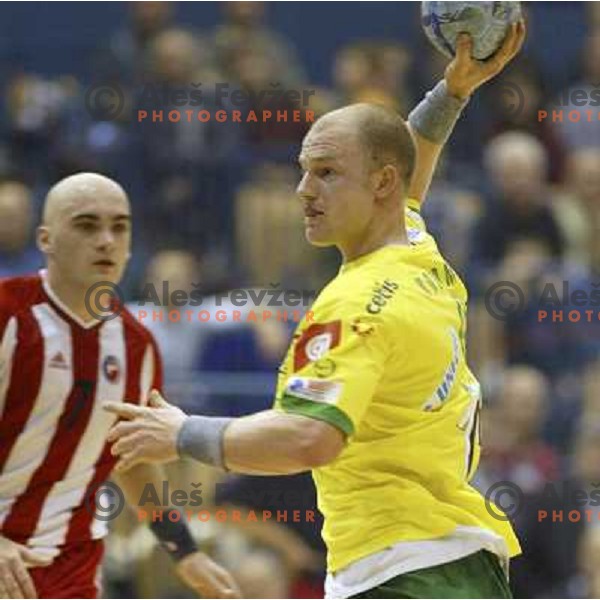 Goran Kozomara at EHF Championsleague match Celje Pivovarna Lasko- Crvena Zvezda in Zlatorog Hall, Celje 6.11.2004