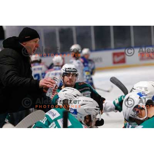 Bojan Zajc of Telemach Olimpija during Icefest open-air hockey match on Joze Plecnik Bezigrad stadion in Ljubljana, Slovenia on January 4th, 2013 