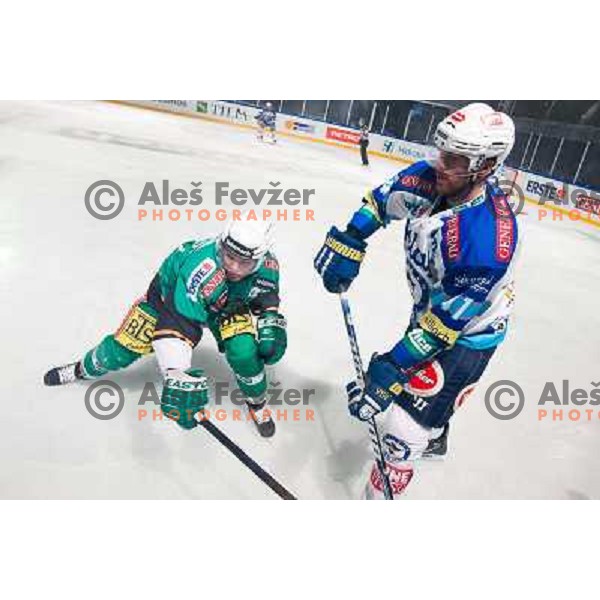 Action during Icefest open-air hockey match on Joze Plecnik Bezigrad stadion in Ljubljana, Slovenia on January 4th, 2013 