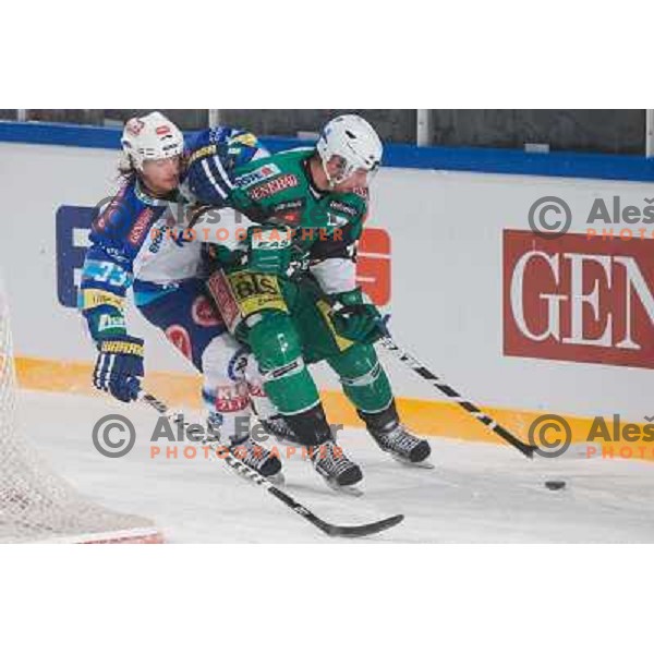 Action during Icefest open-air hockey match on Joze Plecnik Bezigrad stadion in Ljubljana, Slovenia on January 4th, 2013 