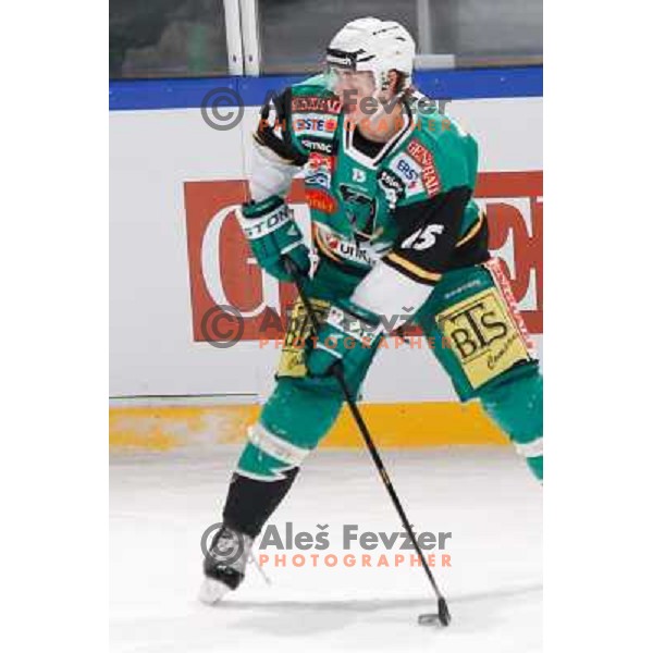 Chris D\'Alvise of Telemach Olimpija in action during Icefest 2013 open-air hockey match played on Joze Plecnik Bezigrad stadion in Ljubljana, Slovenia on January 6th, 2013 