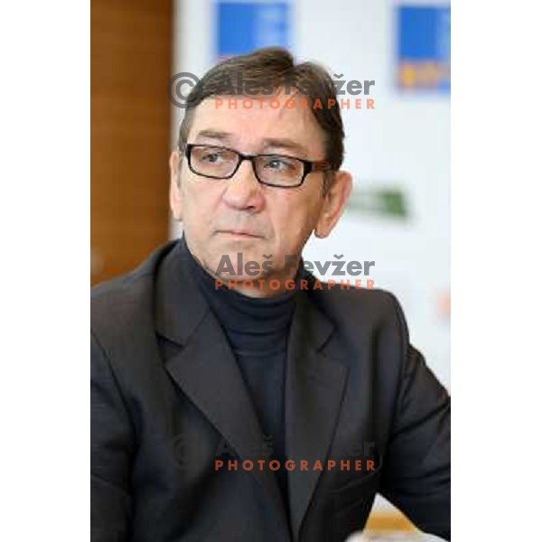 Joze Mikeln during presentation of awards for best table tennis players in Slovenia in 2012 in Plaza Hotel, Ljubljana on January 23, 2013 