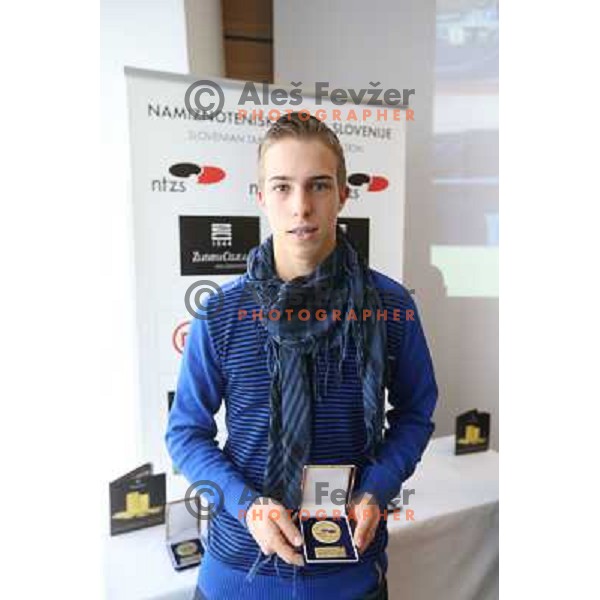 Ludvik Persolja during presentation of awards for best table tennis players in Slovenia in 2012 in Plaza Hotel, Ljubljana on January 23, 2013 