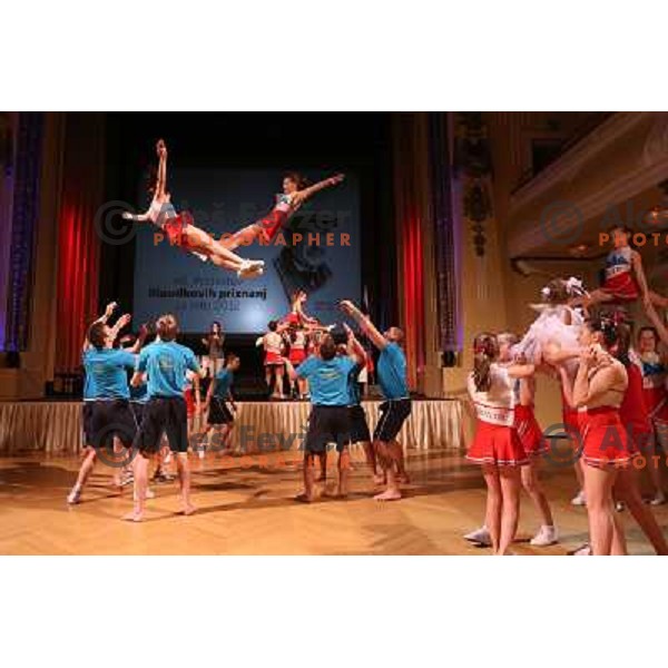 Sports club Flip Piran performing during Annual Bloudek Prizes event in hotel Union, Ljubljana, Slovenia on February 12, 2013 