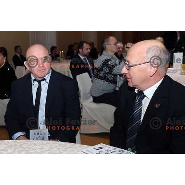 Marjan Fabjan, Bogdan Gabrovec during Annual Bloudek Prizes, event in hotel Union, Ljubljana, Slovenia on February 12, 2013 