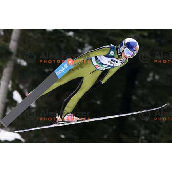 Sarah Hendrickson (USA) during FIS Ski jumping World Cup Ladies competition in Ljubno, Slovenia on February 16, 2013 