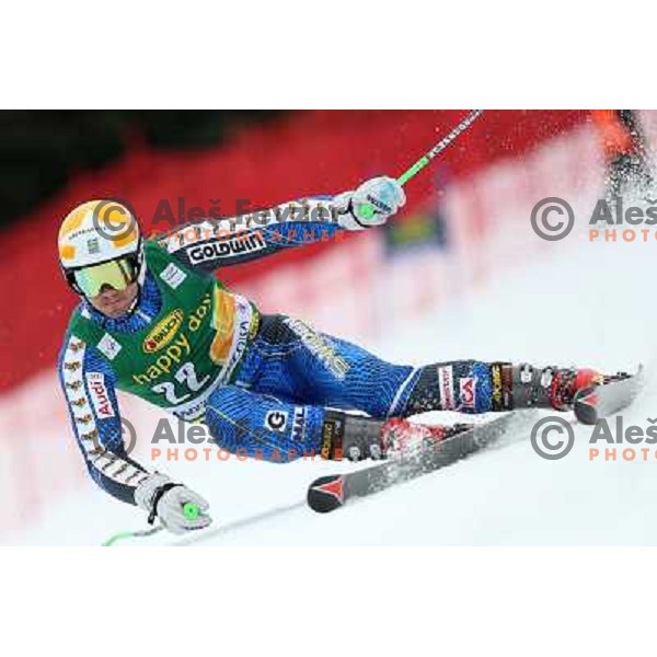 skiing in first run of AUDI FIS Ski World Cup Giant Slalom for 52. Vitranc Cup in Kranjska Gora, Slovenia on March 9 ,2013 