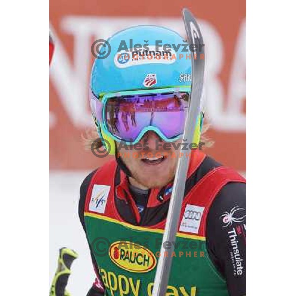 Ted Ligety (USA) winner of AUDI FIS Ski World Cup Giant Slalom in Kranjska gora, Slovenia on March 9, 2013 