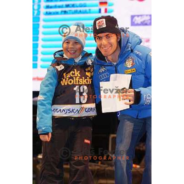 Stefano Gross (ITA) at official draw of starting numbers for AUDI FIS Ski World Cup Slalom in Kranjska gora, Slovenia on March 9, 2013 