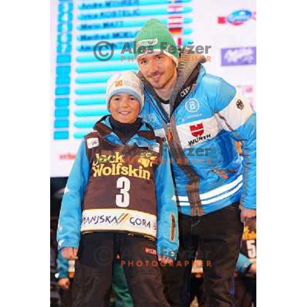 Felix Neureuther (GER) at official draw of starting numbers for AUDI FIS Ski World Cup Slalom in Kranjska gora, Slovenia on March 9, 2013 