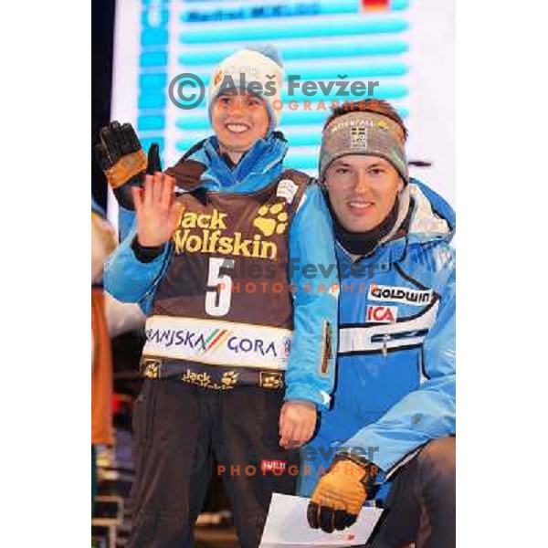 Andre Myhrer (SWE) at official draw of starting numbers for AUDI FIS Ski World Cup Slalom in Kranjska gora, Slovenia on March 9, 2013 