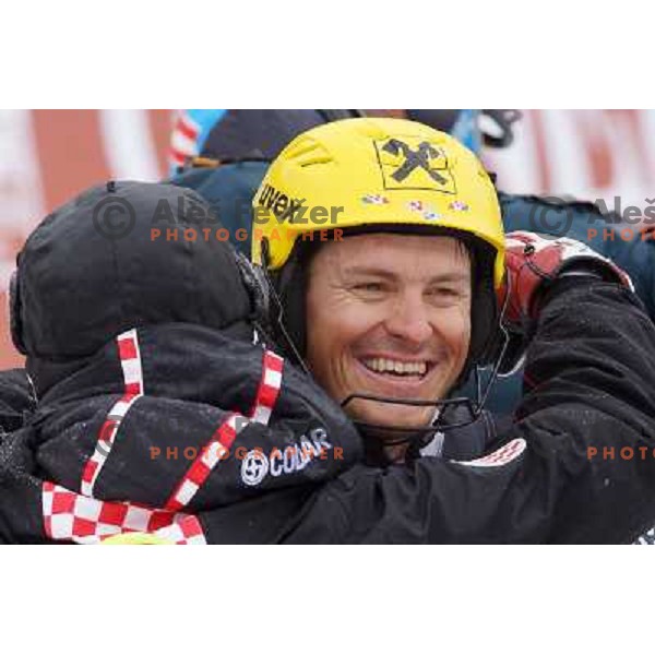 Ivica Kostelic (CRO), winner of AUDI FIS Ski World Cup Slalom for 52.Vitranc Cup in Kranjska gora, Slovenia on March 10, 2013 