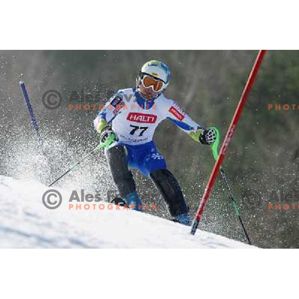 Europa Cup slalom in Kranjska gora, Slovenia on March 11, 2013 