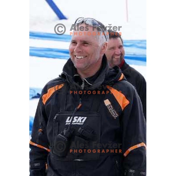 Ales Vidic at Europa Cup slalom in Kranjska gora, Slovenia on March 11, 2013 